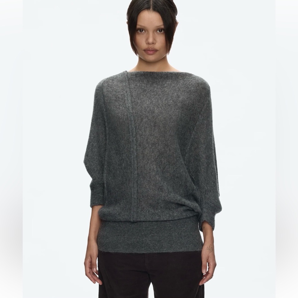 *ISO* Tank Air Cashmere Angel sweater, Grey, sz M or L!
